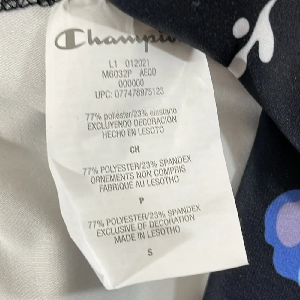 Champion Women's Sport Floral Print Knee Tight Size Small NEW - Picture 10 of 14
